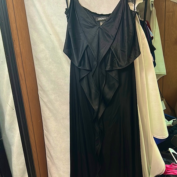 Black Ruffle Dress - Picture 2 of 4